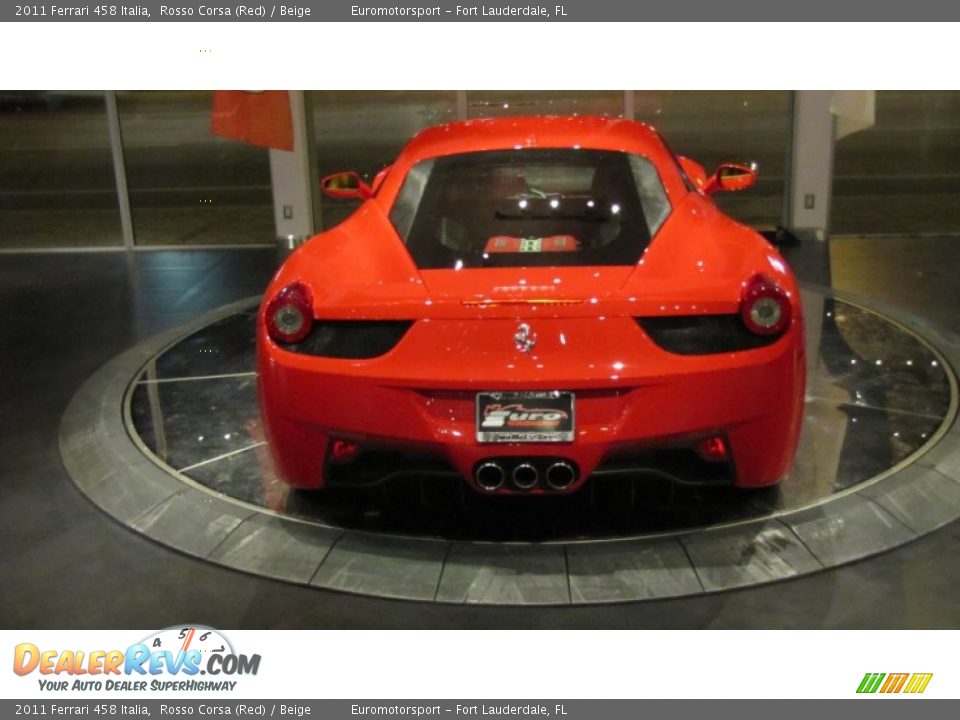 2011 Ferrari 458 Italia Rosso Corsa (Red) / Beige Photo #14