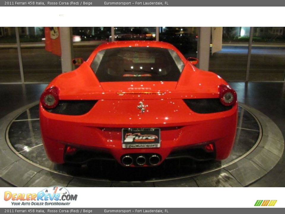 2011 Ferrari 458 Italia Rosso Corsa (Red) / Beige Photo #15