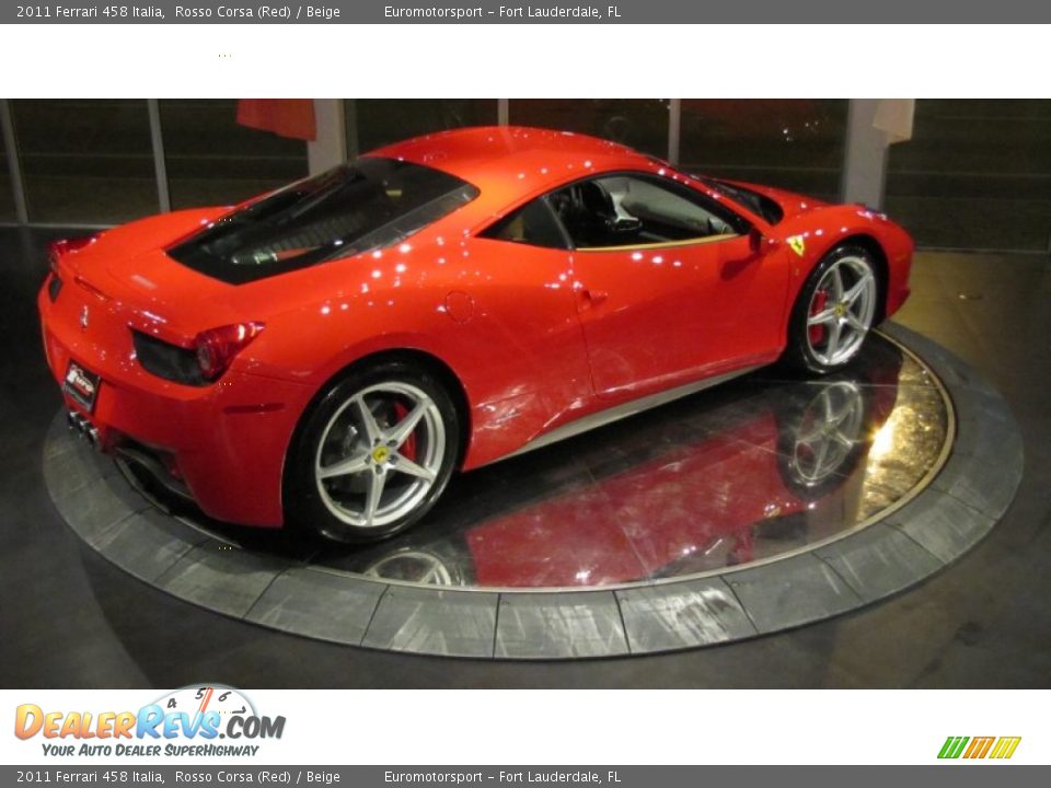 2011 Ferrari 458 Italia Rosso Corsa (Red) / Beige Photo #17