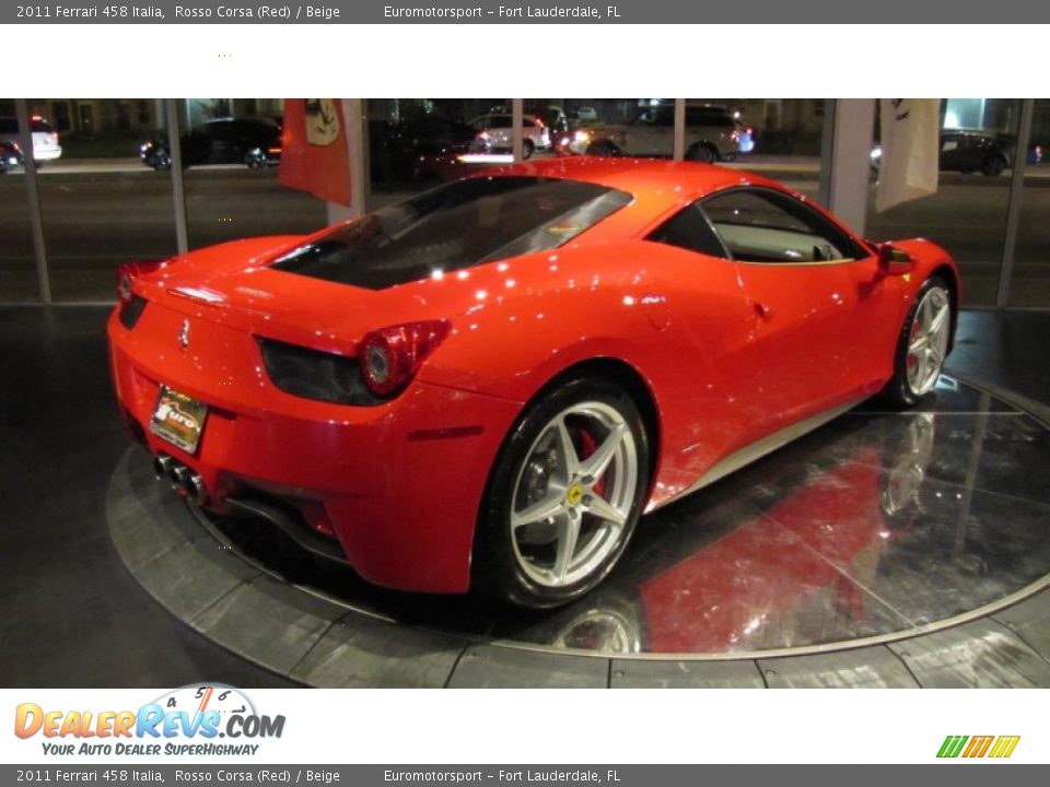 2011 Ferrari 458 Italia Rosso Corsa (Red) / Beige Photo #18