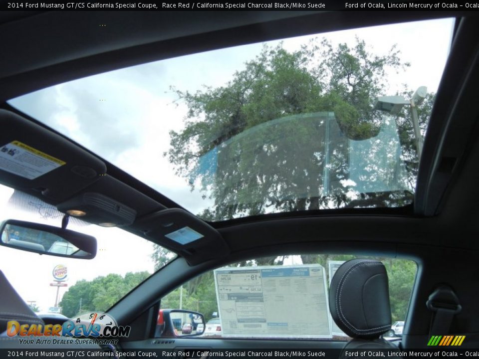 Sunroof of 2014 Ford Mustang GT/CS California Special Coupe Photo #8