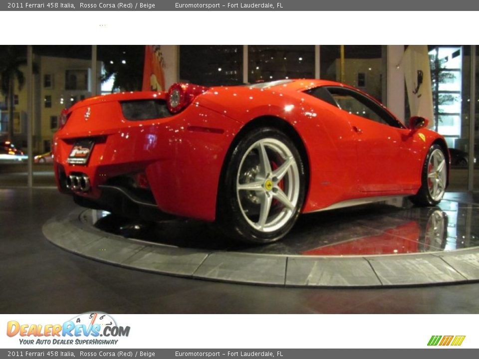 2011 Ferrari 458 Italia Rosso Corsa (Red) / Beige Photo #19