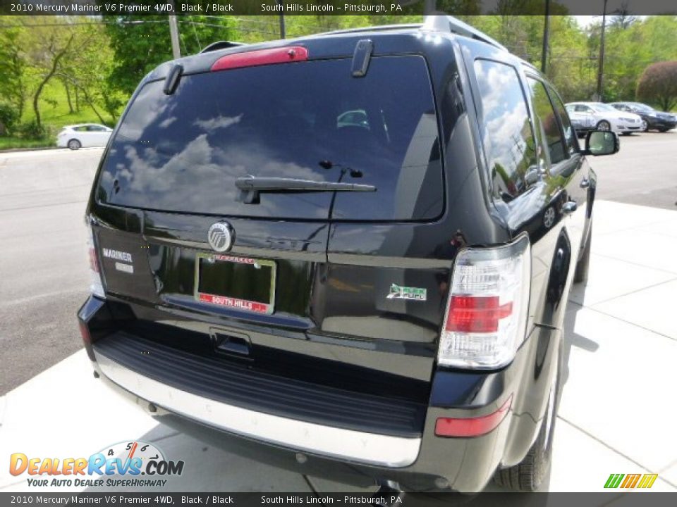 2010 Mercury Mariner V6 Premier 4WD Black / Black Photo #5