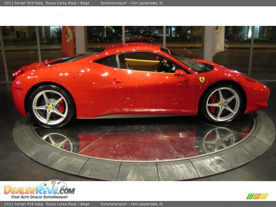2011 Ferrari 458 Italia Rosso Corsa (Red) / Beige Photo #21
