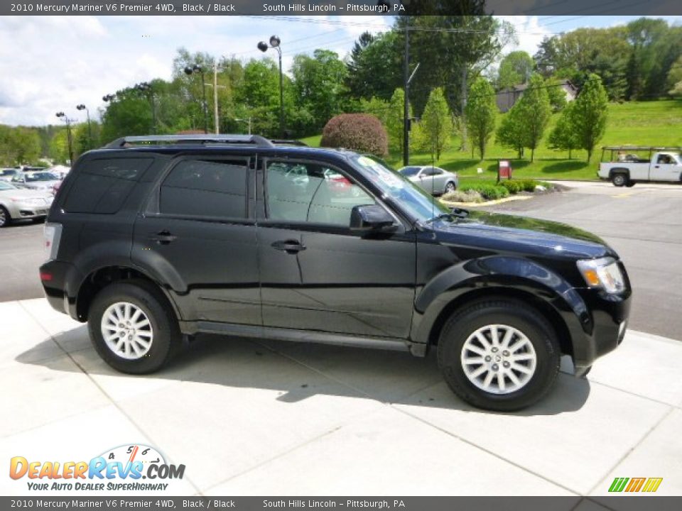 2010 Mercury Mariner V6 Premier 4WD Black / Black Photo #6