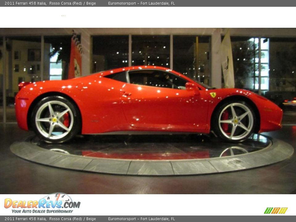 2011 Ferrari 458 Italia Rosso Corsa (Red) / Beige Photo #22