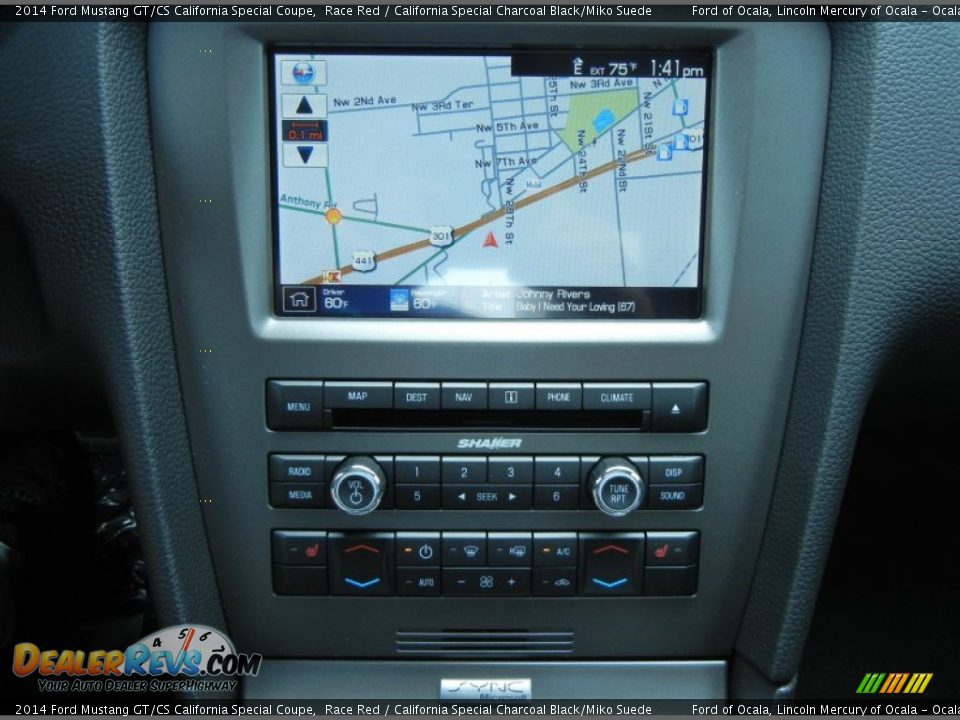 Navigation of 2014 Ford Mustang GT/CS California Special Coupe Photo #11