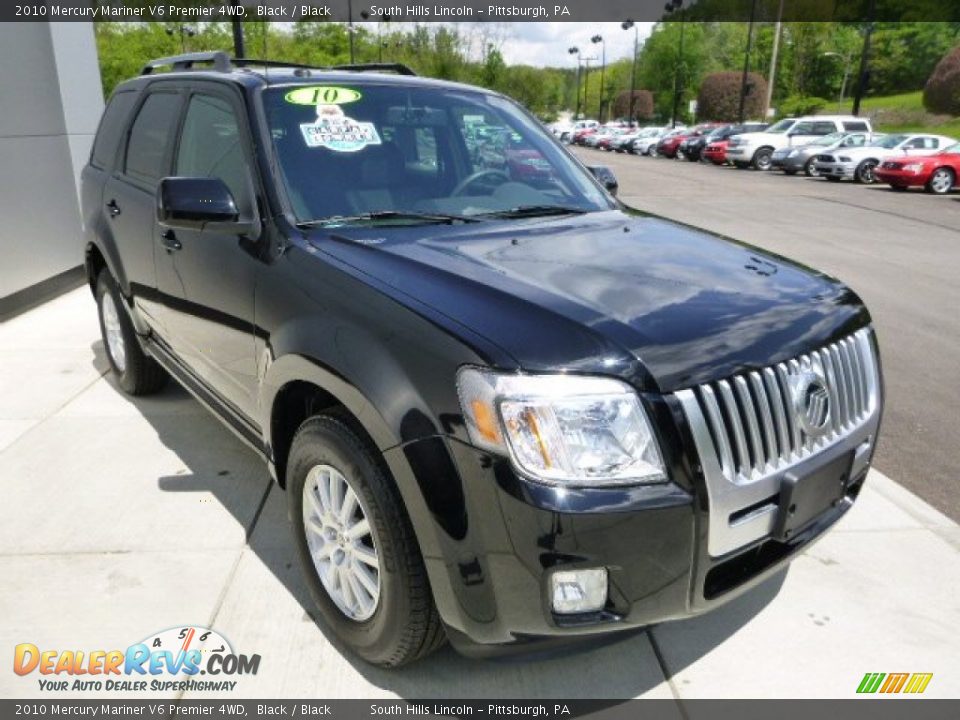 2010 Mercury Mariner V6 Premier 4WD Black / Black Photo #7