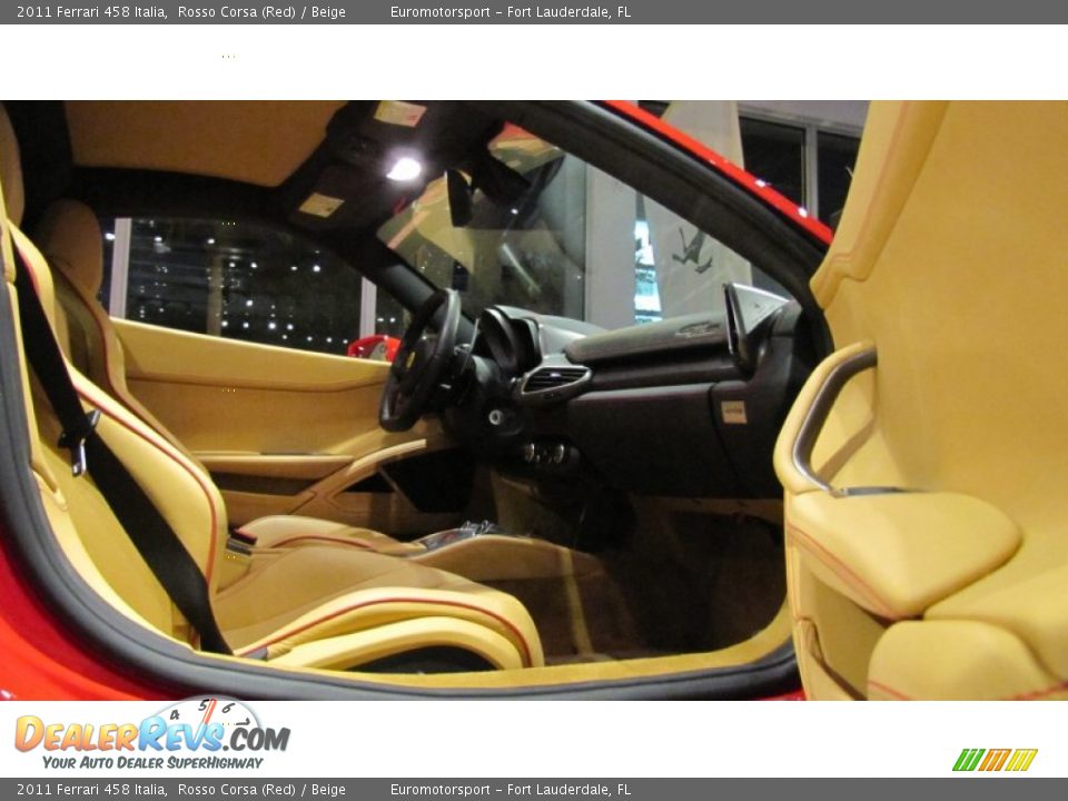 2011 Ferrari 458 Italia Rosso Corsa (Red) / Beige Photo #23