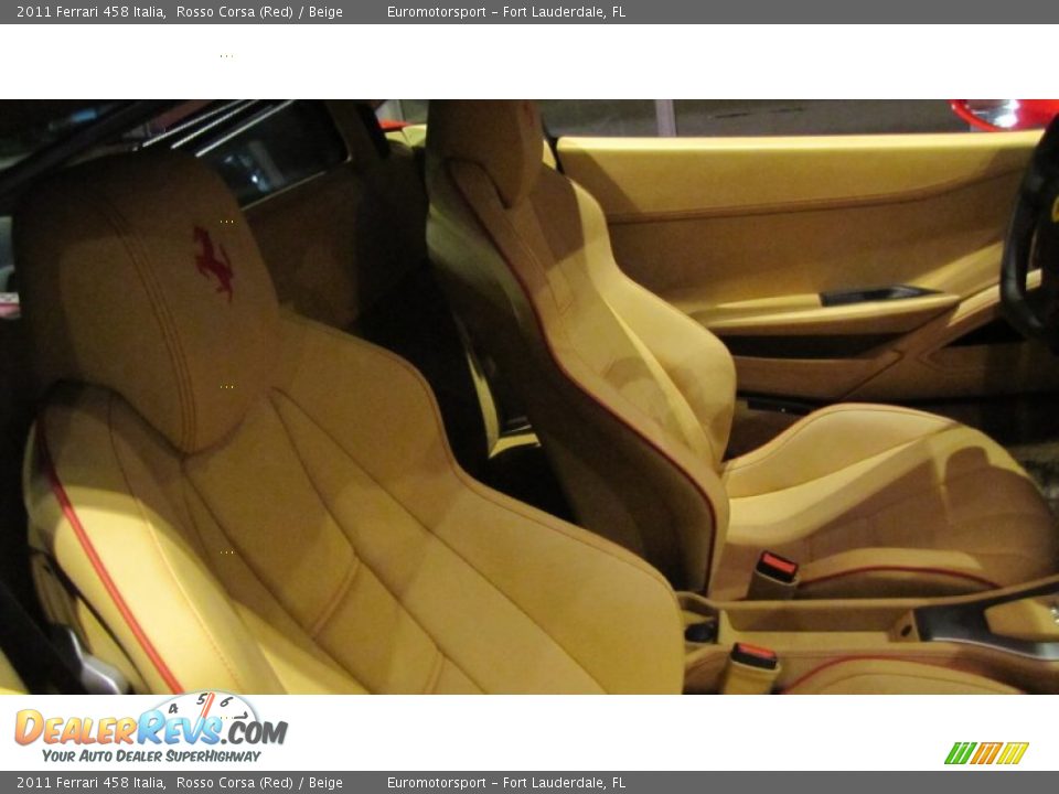 2011 Ferrari 458 Italia Rosso Corsa (Red) / Beige Photo #24