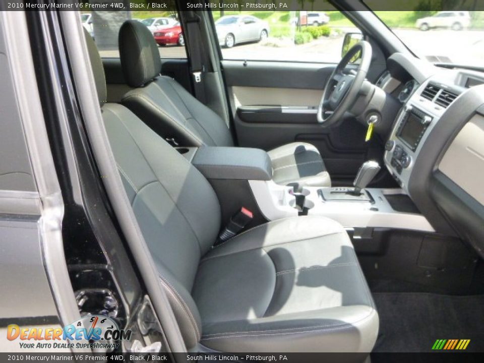 2010 Mercury Mariner V6 Premier 4WD Black / Black Photo #10