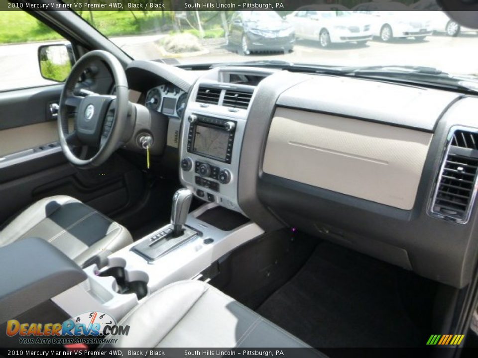 2010 Mercury Mariner V6 Premier 4WD Black / Black Photo #11
