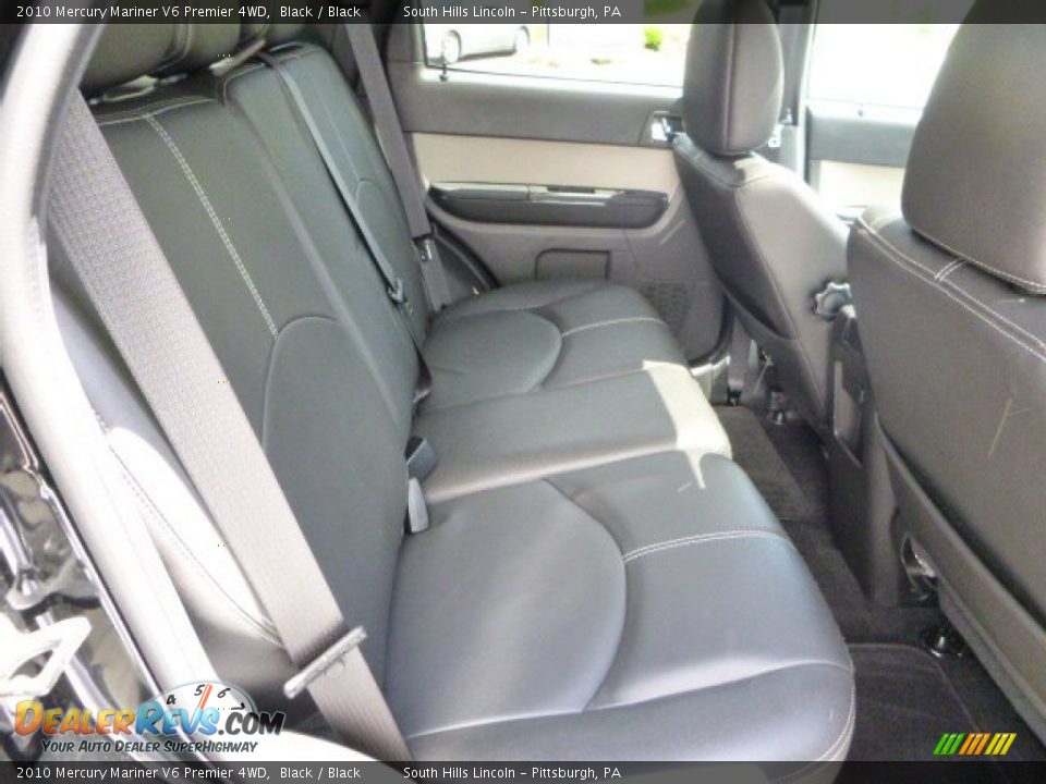 2010 Mercury Mariner V6 Premier 4WD Black / Black Photo #13