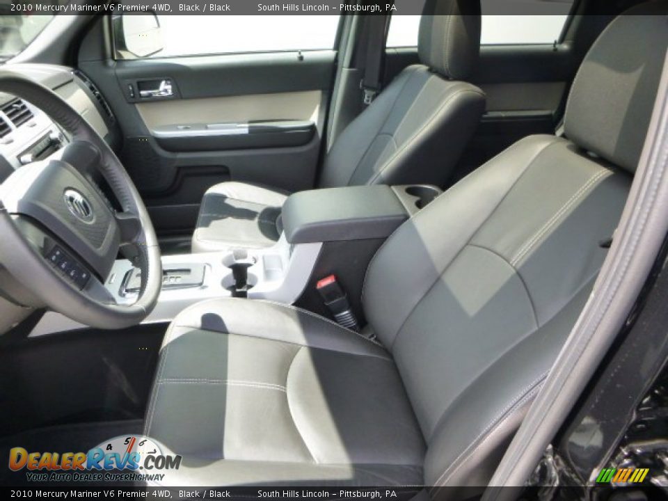 2010 Mercury Mariner V6 Premier 4WD Black / Black Photo #14