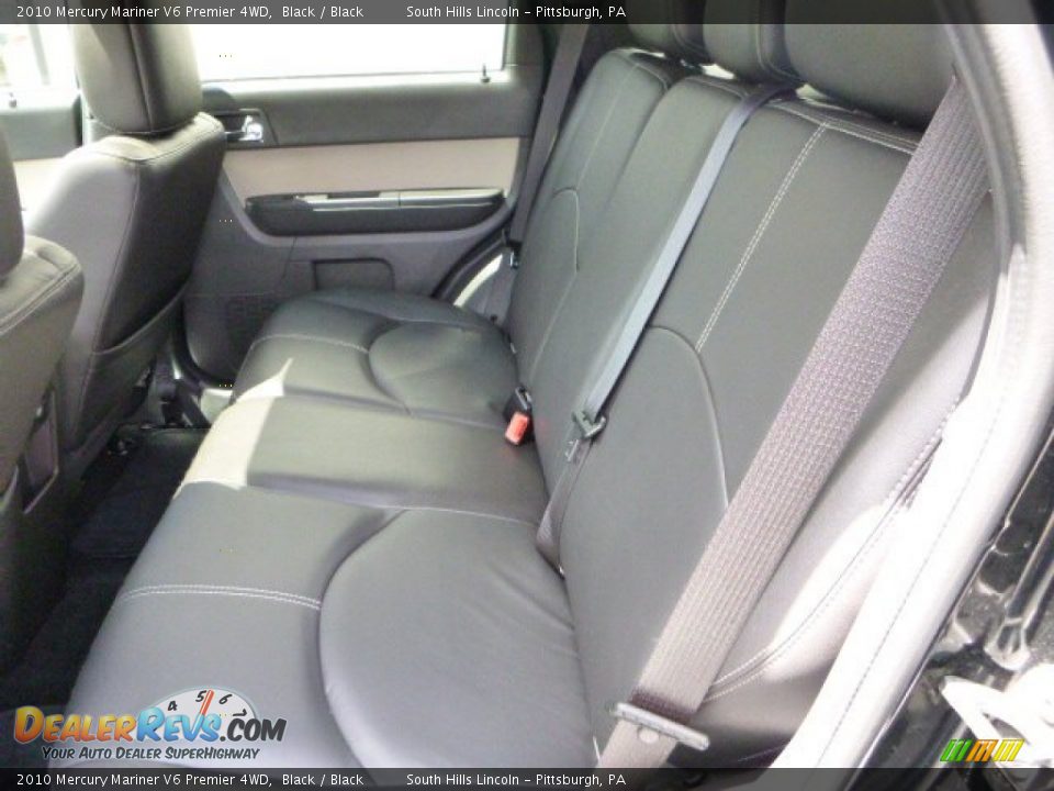 2010 Mercury Mariner V6 Premier 4WD Black / Black Photo #15
