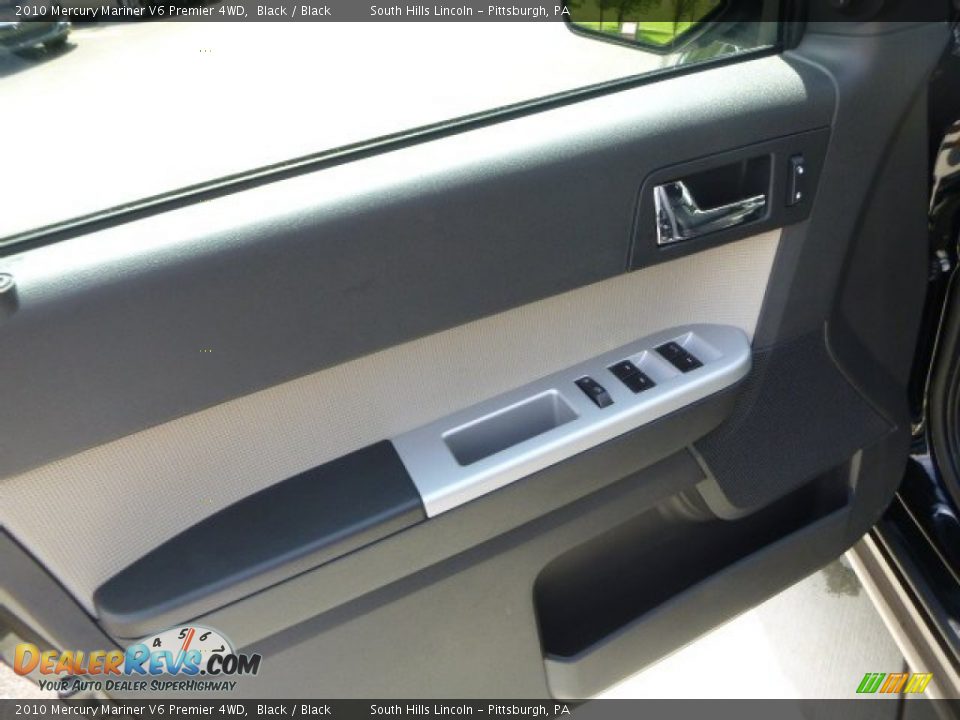 2010 Mercury Mariner V6 Premier 4WD Black / Black Photo #17