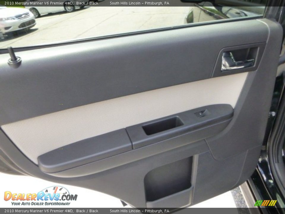 2010 Mercury Mariner V6 Premier 4WD Black / Black Photo #18
