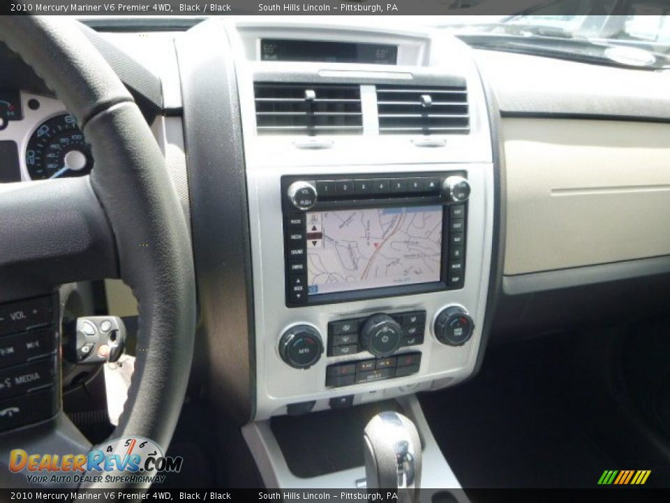 2010 Mercury Mariner V6 Premier 4WD Black / Black Photo #23