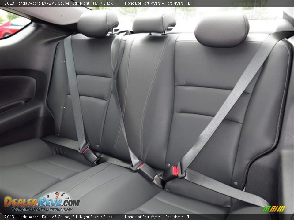 2013 Honda Accord EX-L V6 Coupe Still Night Pearl / Black Photo #9