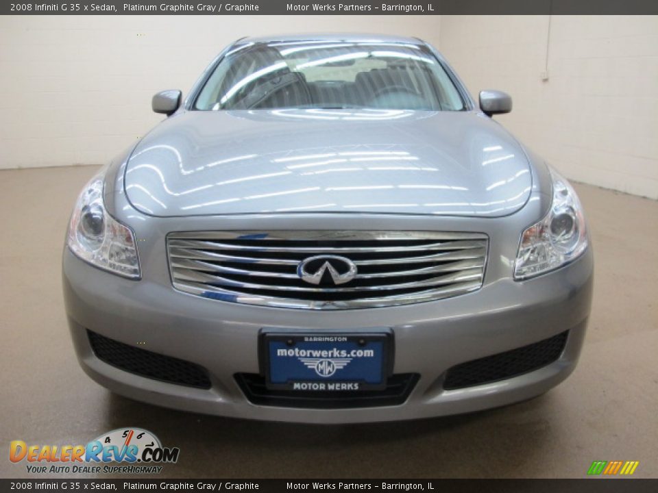 2008 Infiniti G 35 x Sedan Platinum Graphite Gray / Graphite Photo #2