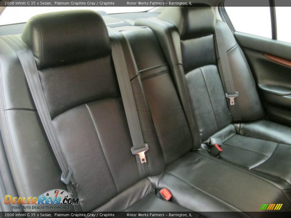 2008 Infiniti G 35 x Sedan Platinum Graphite Gray / Graphite Photo #20
