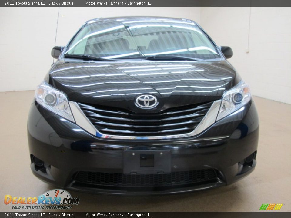 2011 Toyota Sienna LE Black / Bisque Photo #2