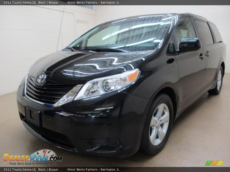 2011 Toyota Sienna LE Black / Bisque Photo #3