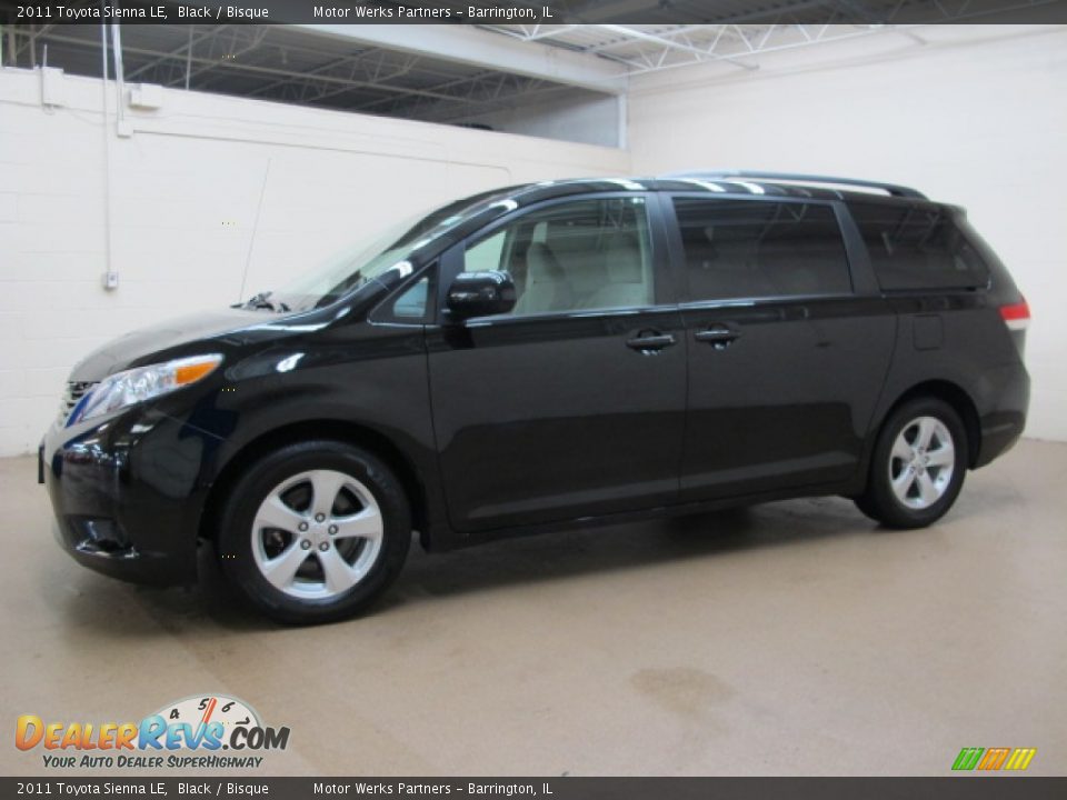 2011 Toyota Sienna LE Black / Bisque Photo #4