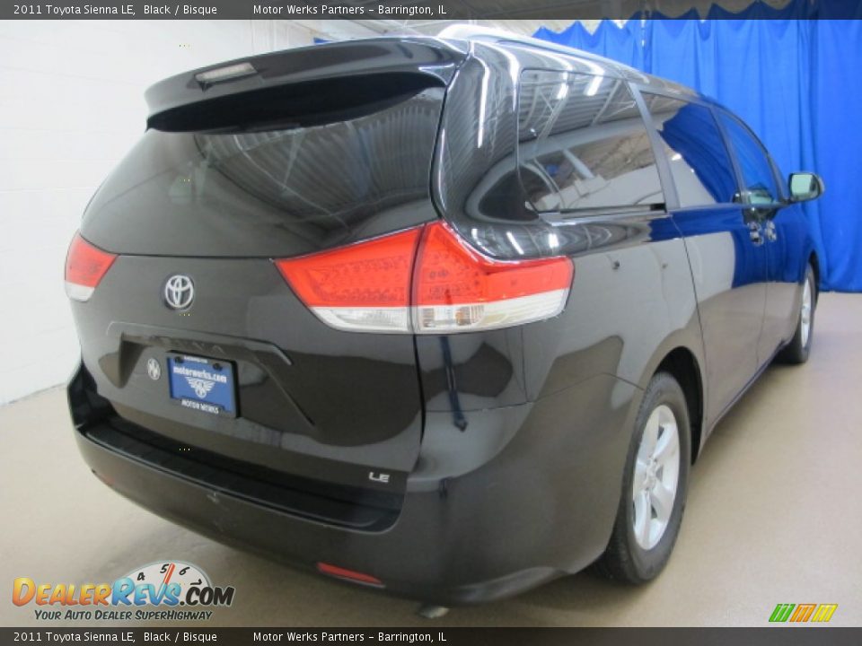 2011 Toyota Sienna LE Black / Bisque Photo #7