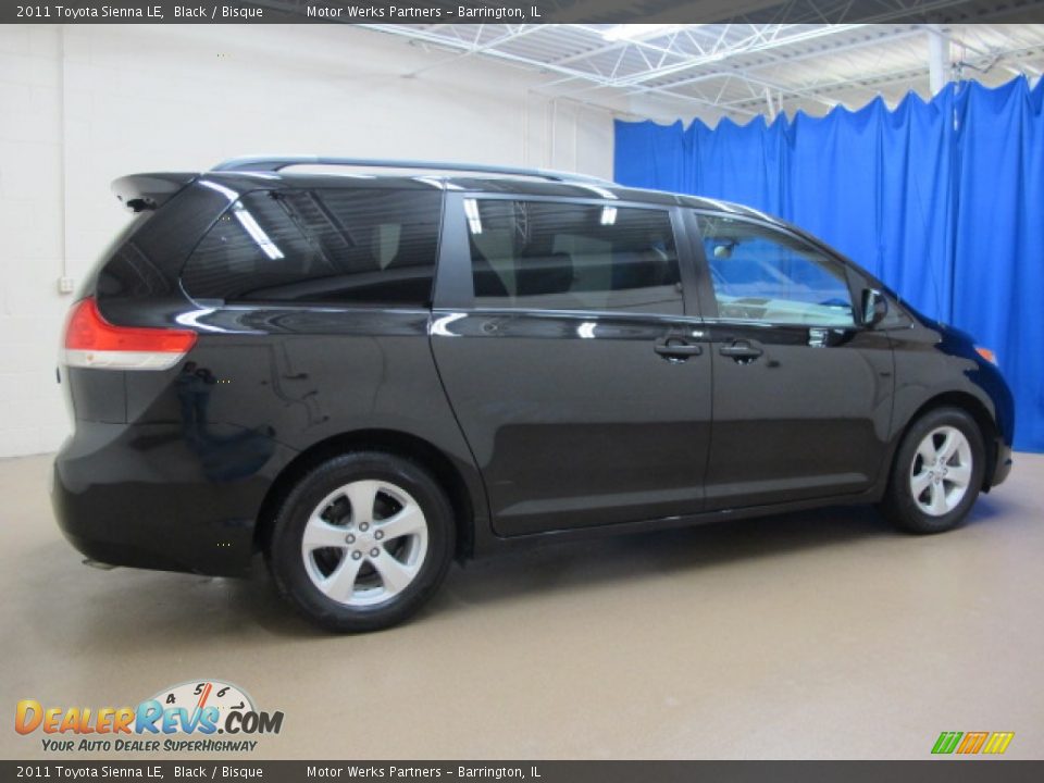 2011 Toyota Sienna LE Black / Bisque Photo #8
