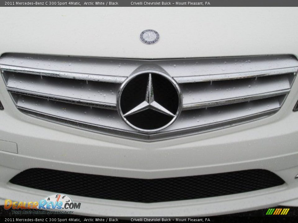 2011 Mercedes-Benz C 300 Sport 4Matic Arctic White / Black Photo #13