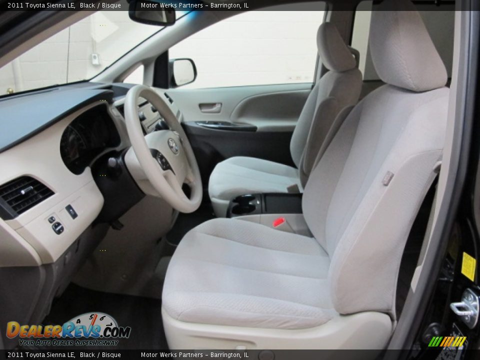 2011 Toyota Sienna LE Black / Bisque Photo #14