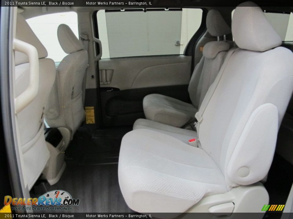 2011 Toyota Sienna LE Black / Bisque Photo #16