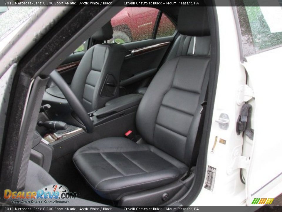 2011 Mercedes-Benz C 300 Sport 4Matic Arctic White / Black Photo #20