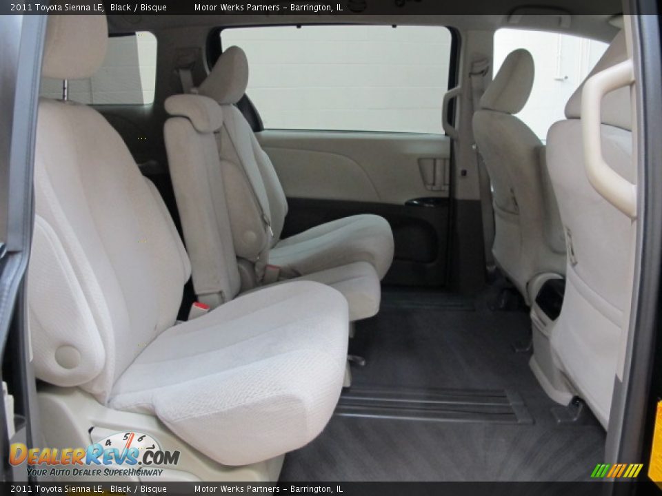2011 Toyota Sienna LE Black / Bisque Photo #19