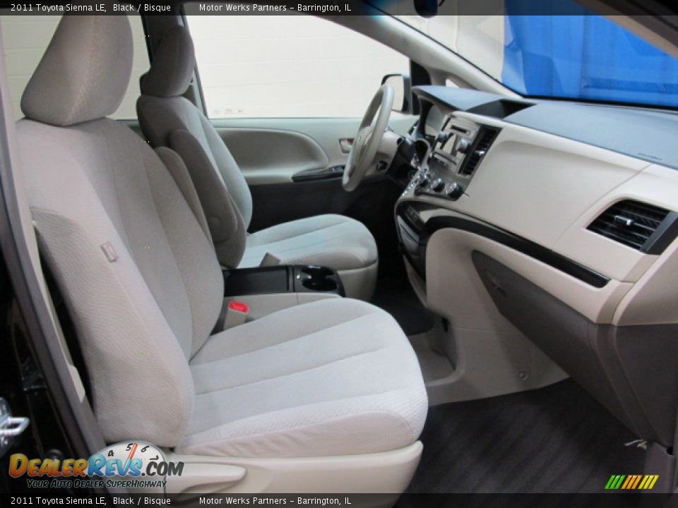 2011 Toyota Sienna LE Black / Bisque Photo #21