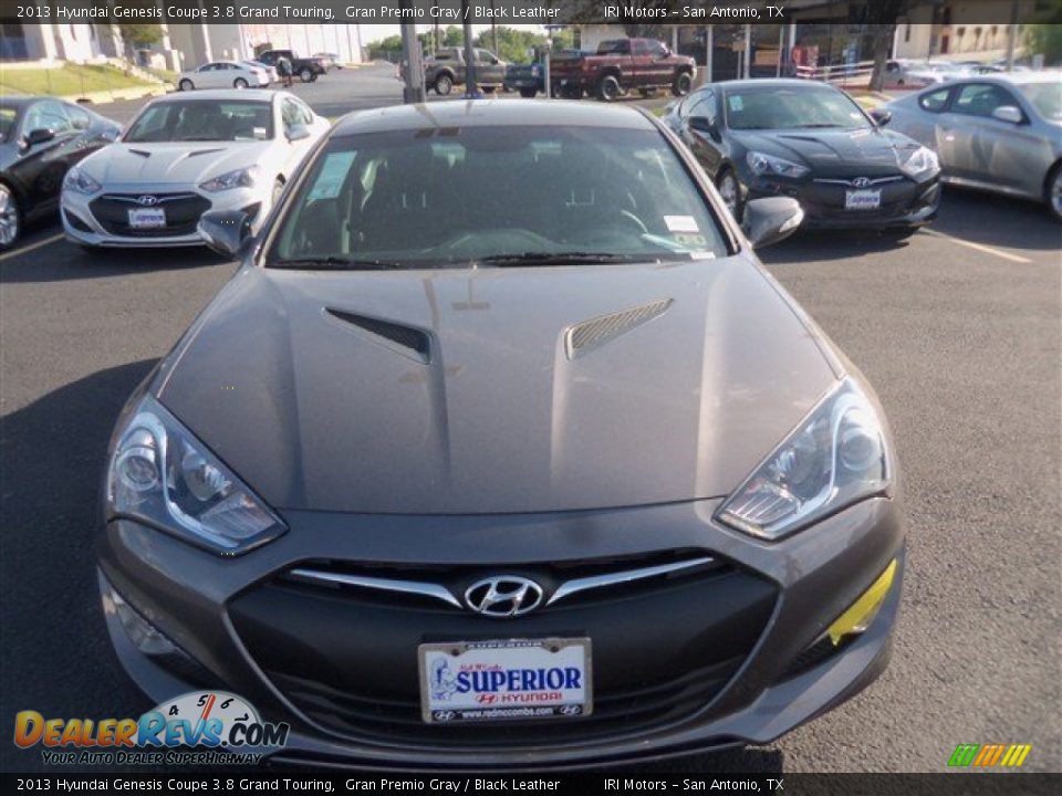 2013 Hyundai Genesis Coupe 3.8 Grand Touring Gran Premio Gray / Black Leather Photo #1