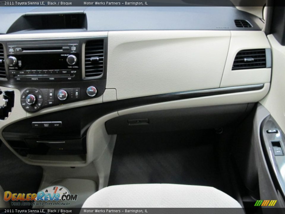 2011 Toyota Sienna LE Black / Bisque Photo #24