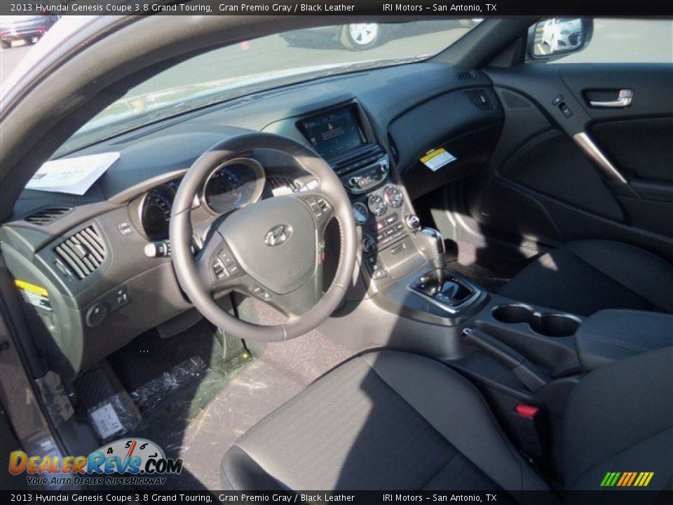 2013 Hyundai Genesis Coupe 3.8 Grand Touring Gran Premio Gray / Black Leather Photo #10