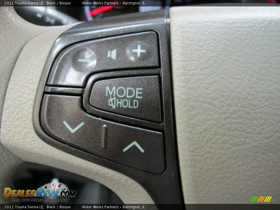 2011 Toyota Sienna LE Black / Bisque Photo #33