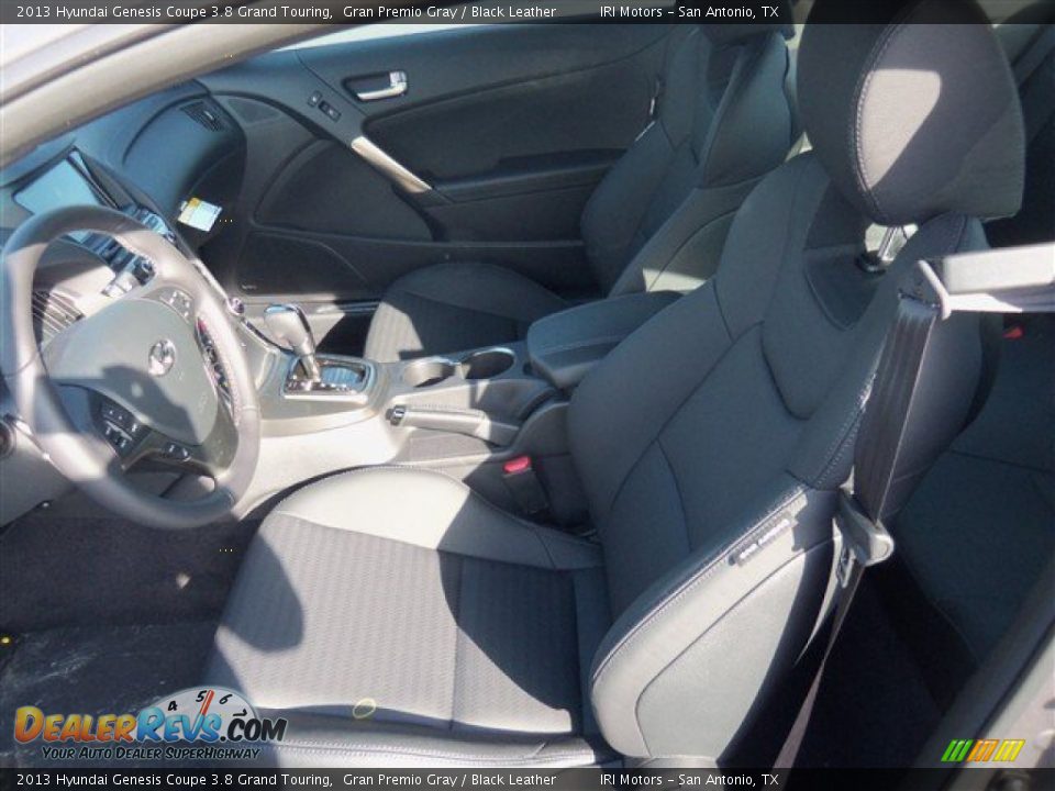 2013 Hyundai Genesis Coupe 3.8 Grand Touring Gran Premio Gray / Black Leather Photo #11