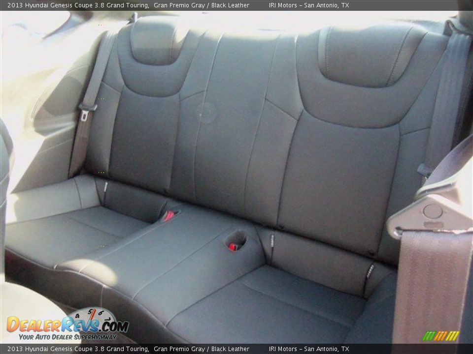 2013 Hyundai Genesis Coupe 3.8 Grand Touring Gran Premio Gray / Black Leather Photo #12