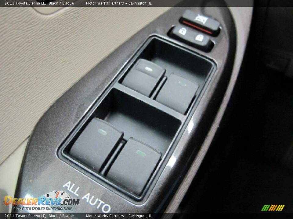 2011 Toyota Sienna LE Black / Bisque Photo #34