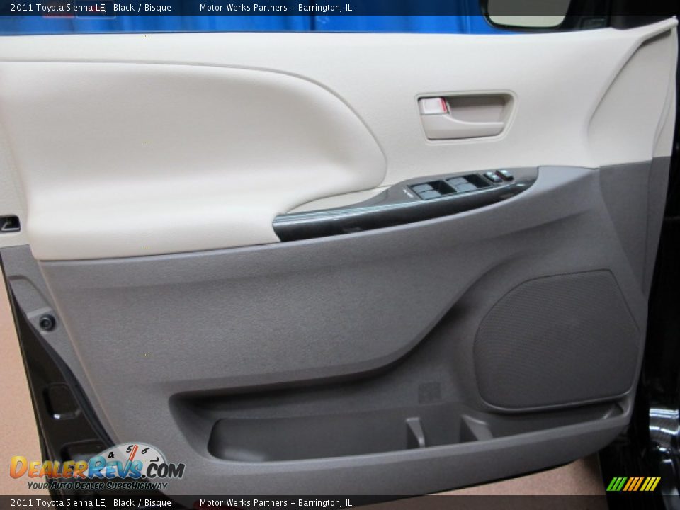 2011 Toyota Sienna LE Black / Bisque Photo #35