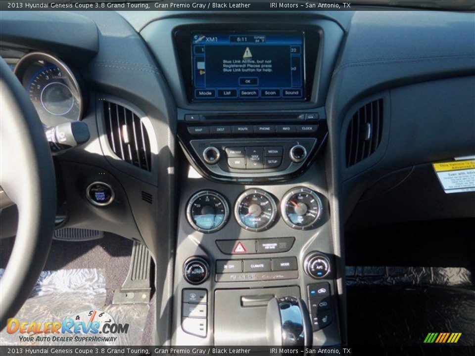 2013 Hyundai Genesis Coupe 3.8 Grand Touring Gran Premio Gray / Black Leather Photo #14