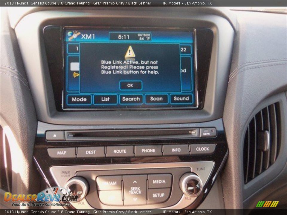 2013 Hyundai Genesis Coupe 3.8 Grand Touring Gran Premio Gray / Black Leather Photo #15