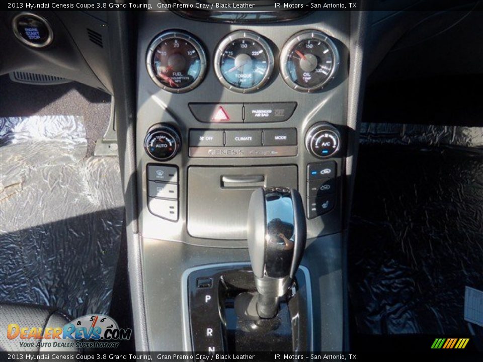 2013 Hyundai Genesis Coupe 3.8 Grand Touring Gran Premio Gray / Black Leather Photo #16