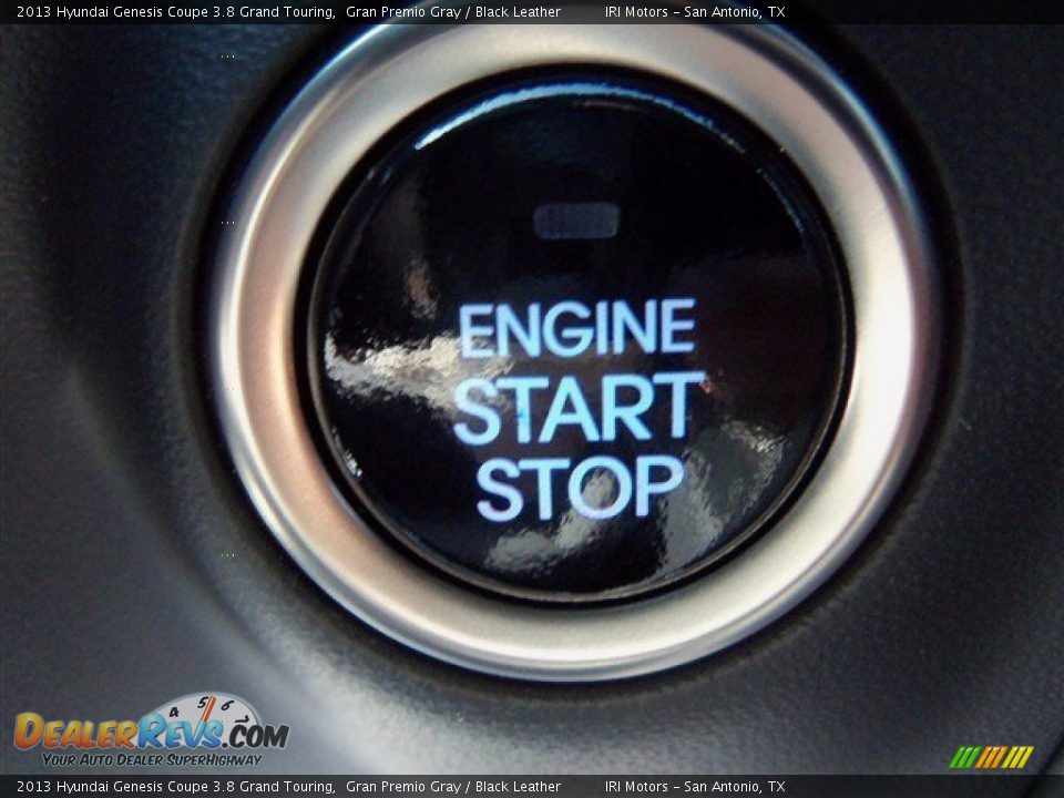 2013 Hyundai Genesis Coupe 3.8 Grand Touring Gran Premio Gray / Black Leather Photo #17