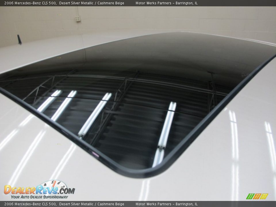 2006 Mercedes-Benz CLS 500 Desert Silver Metallic / Cashmere Beige Photo #10