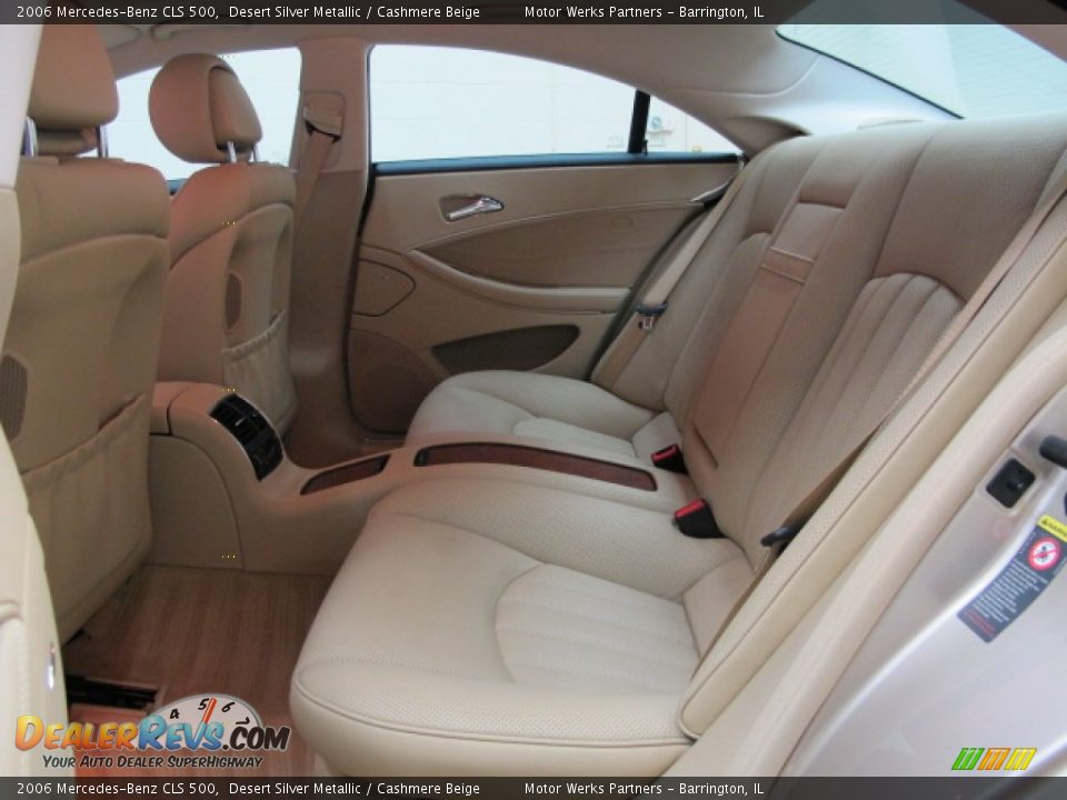 2006 Mercedes-Benz CLS 500 Desert Silver Metallic / Cashmere Beige Photo #17